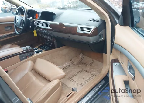 2007 BMW 750Li из США, поврежденный, VIN WBAHN83537DT66397